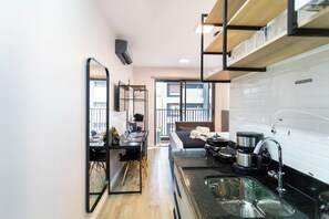 Studio | Private kitchen - Studios Go Campo Belo (São Paulo)