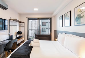 Studio | Iron/ironing board, free WiFi - Studios Go Campo Belo (São Paulo)