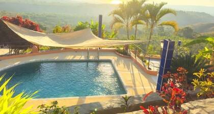 Find tranquility and escape tourism in this hillside home close to beaches