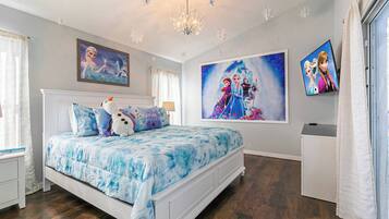 5 bedrooms, iron/ironing board, travel crib, WiFi