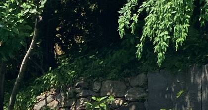 Romantic retreat with swimming pool.