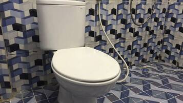 Deluxe Double Room | Bathroom | Shower, soap