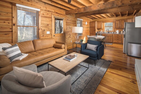 Standard House | Living area - Red Feather Cabins 103 (Boone)