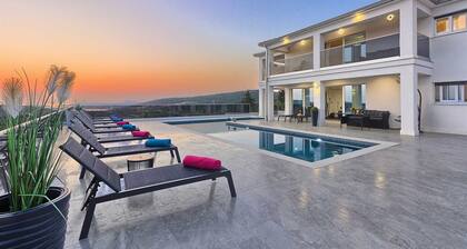 Villa Moderna - 6 bedroom NEW villa with a heated pool and sea views by MyWaycation