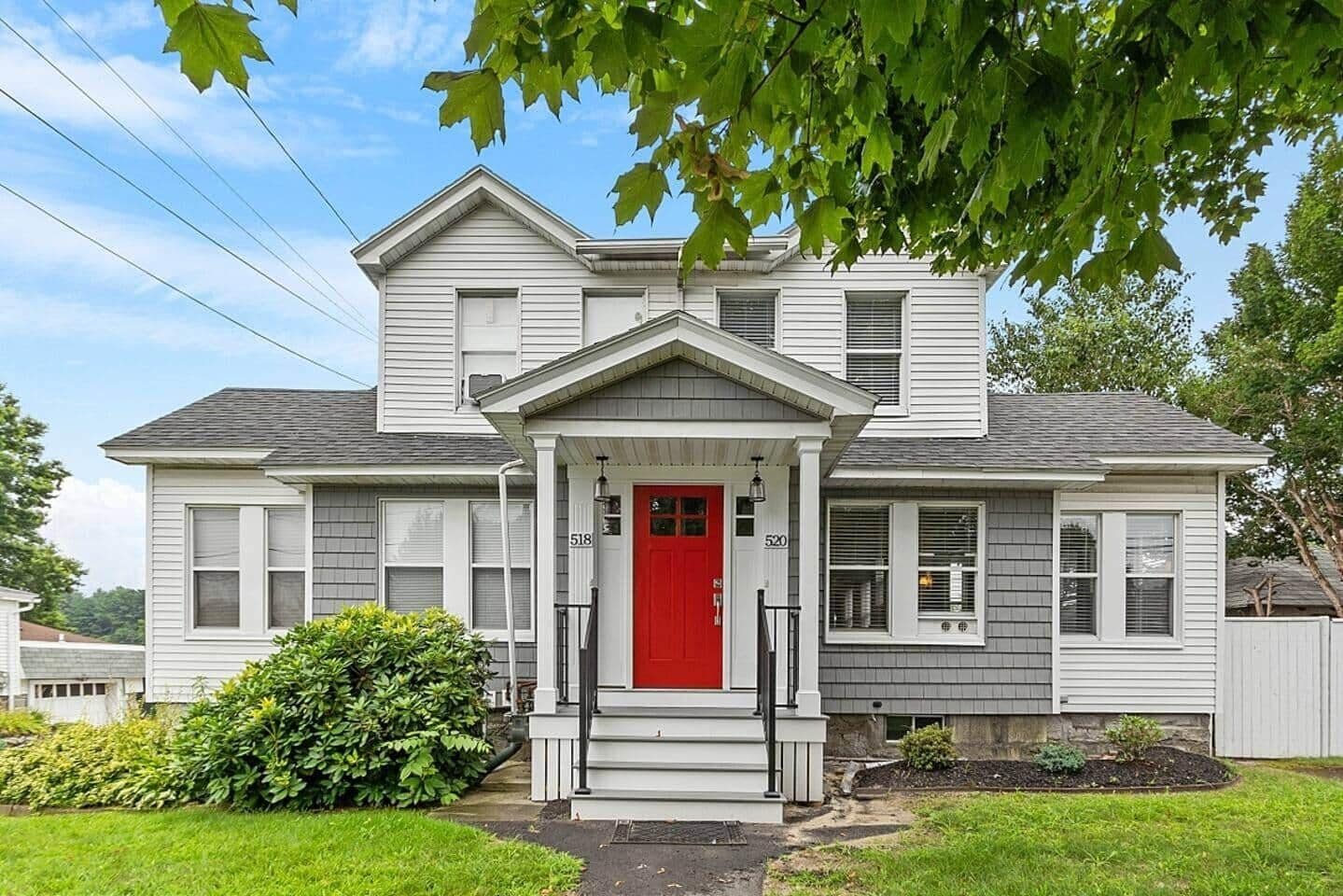 Two-family home on state route 110, conveniently located 1/2 mile from route 93. Our townhouse is the right side of the house.