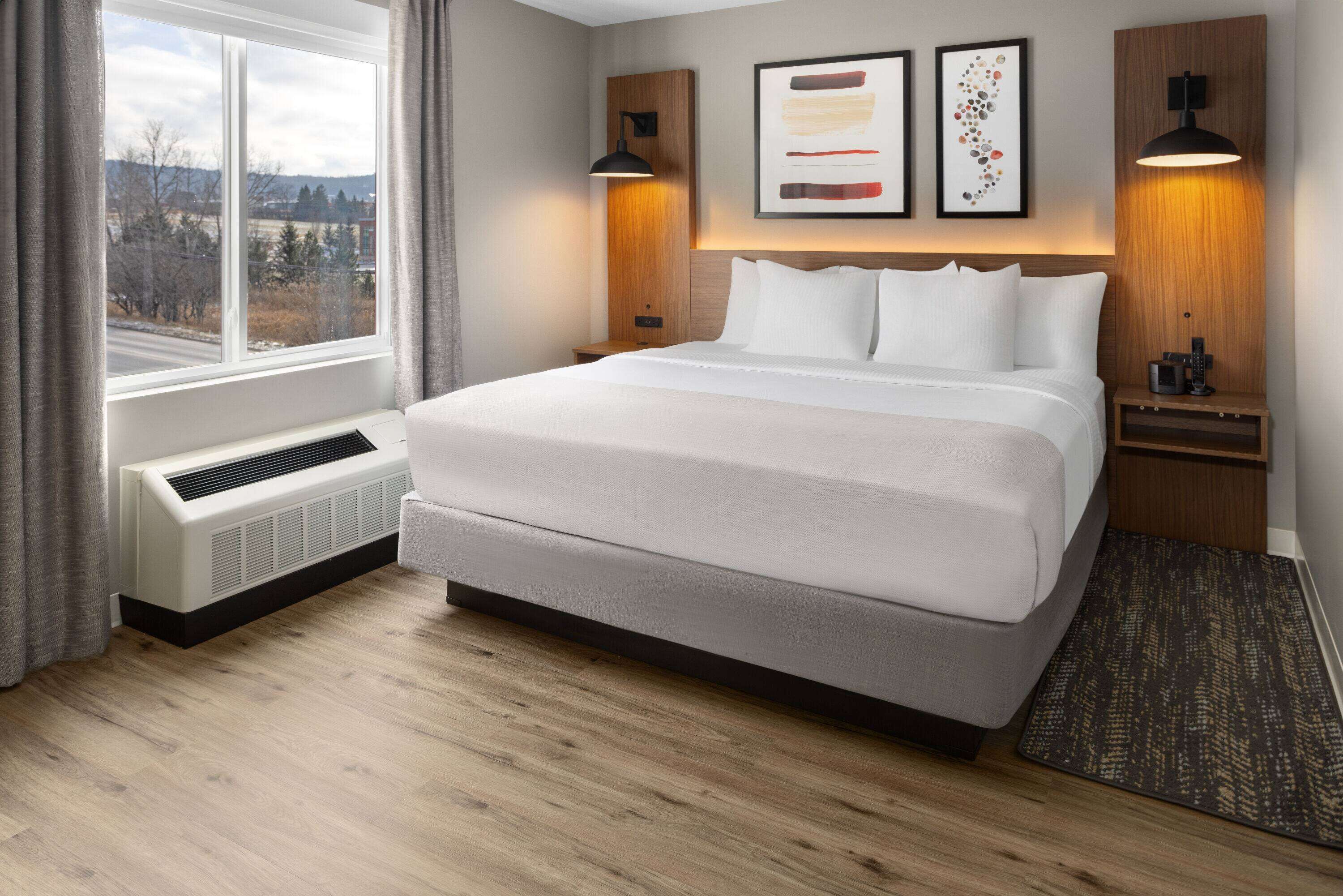 Premium bedding, Select Comfort beds, in-room safe, blackout drapes
