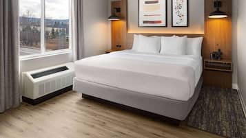 Premium bedding, Select Comfort beds, in-room safe, blackout drapes