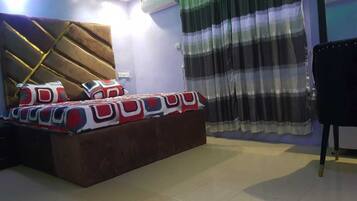 1 bedroom, travel crib, WiFi, bed sheets