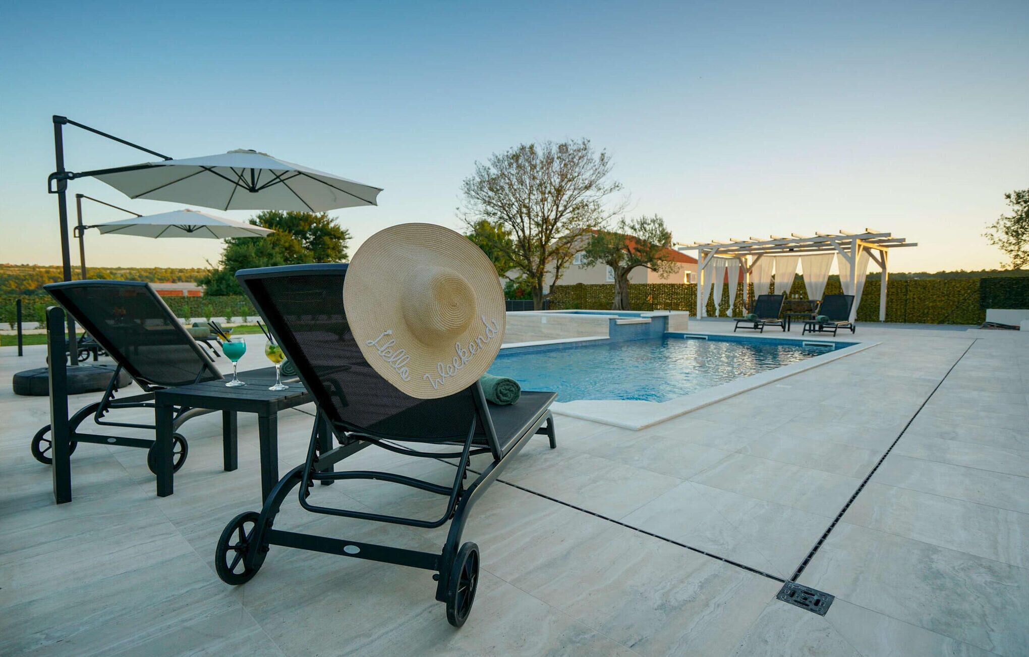 Una piscina climatizada
