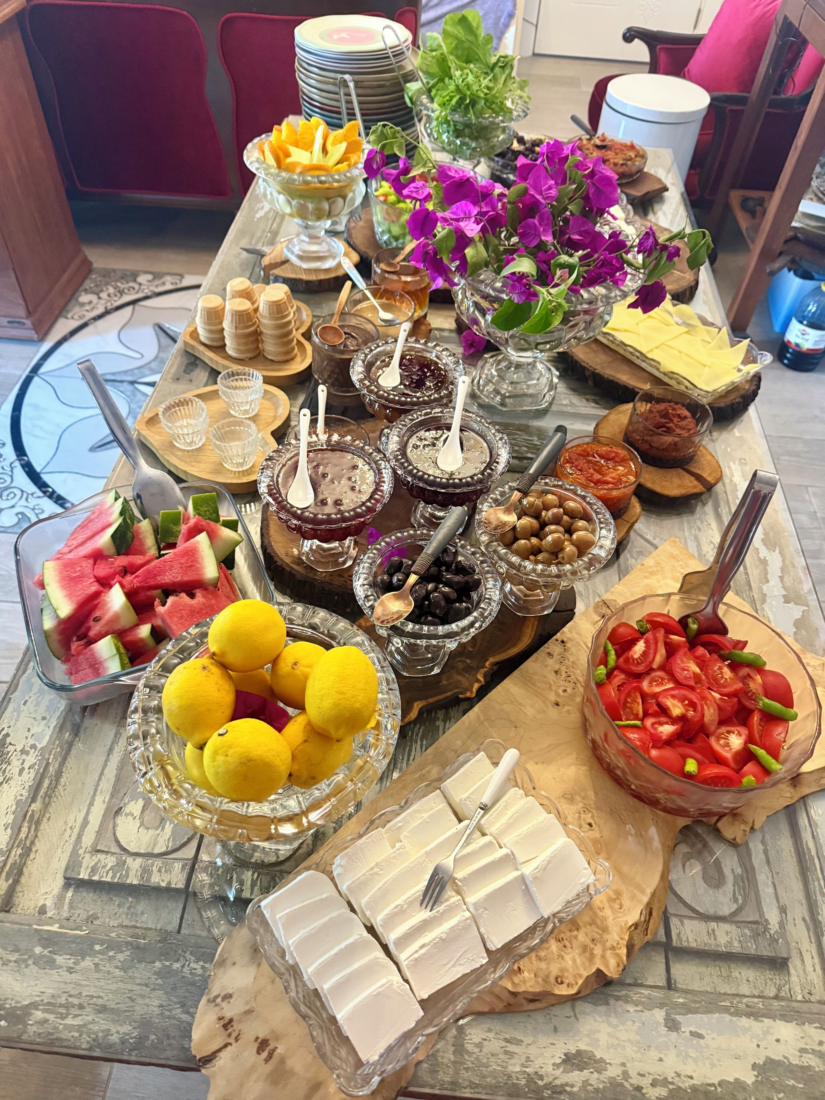 Lokale morgenmadsretter hver dag (1200 TRY pr. person)