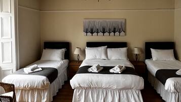 Free WiFi, bed sheets