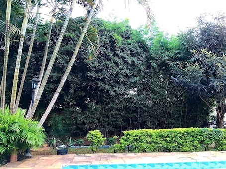 Property grounds. Leisure area, accommodation with swimming pool and barbecue. Close to the subway and SPExpo