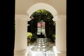 Overnatningsstedets facade