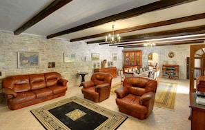 Interior - Villa with pool and volleyball court (Barban)