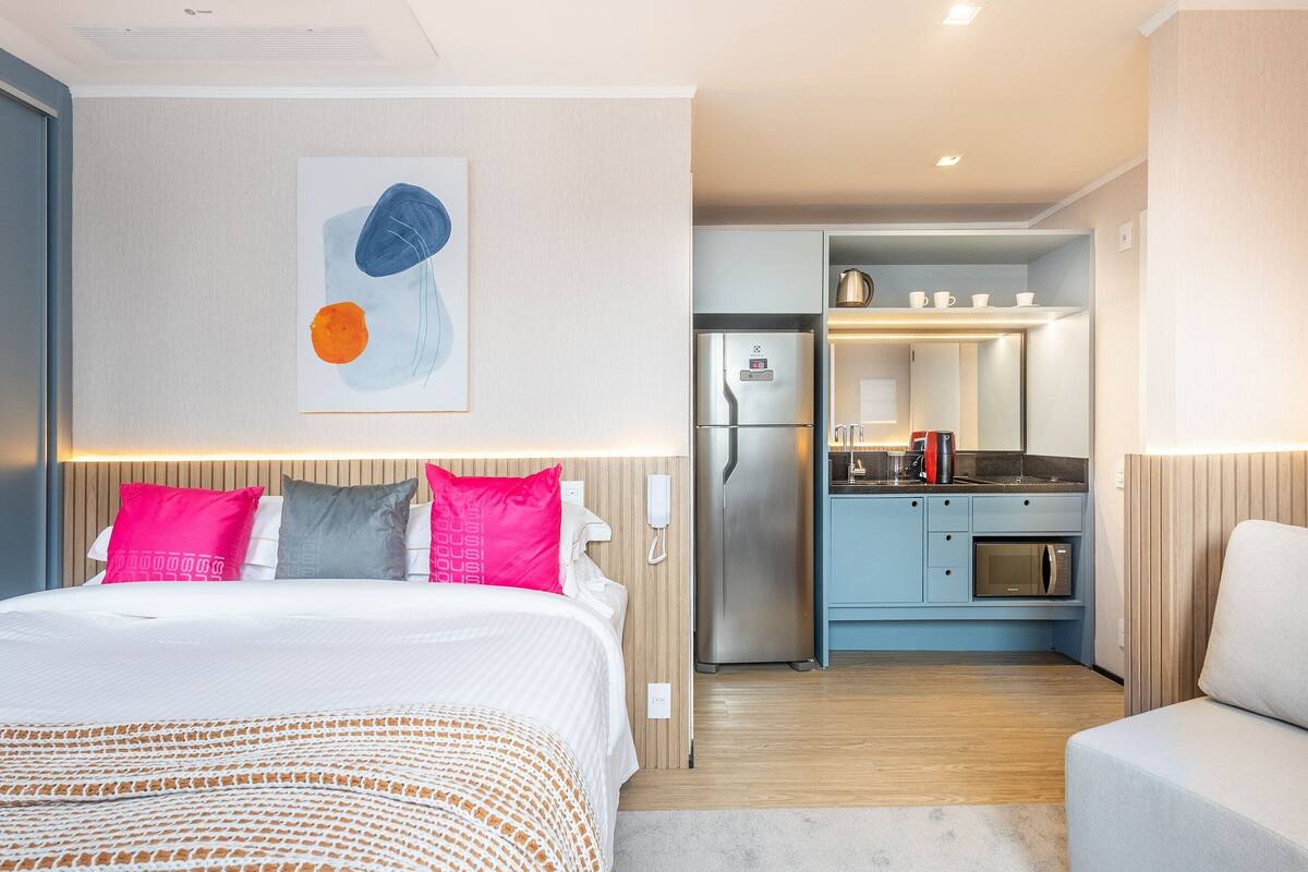 Appartement | Bureau, Wi-Fi gratuit, draps fournis
