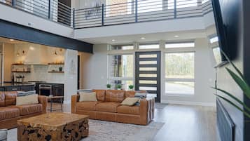 TV connectée, cheminée