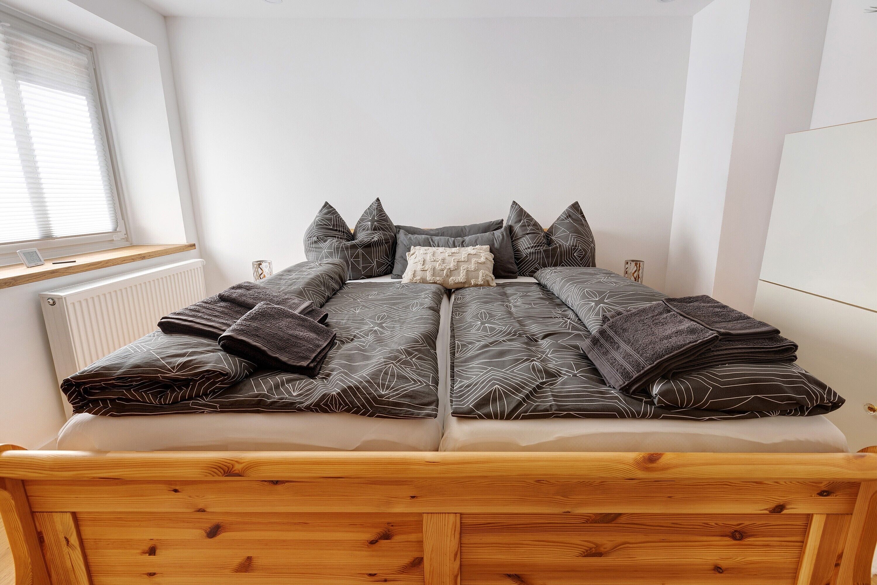 2 makuuhuonetta, ilmainen Wi-Fi, vuodevaatteet