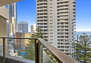 Apartment, 2 Bedrooms, Partial Sea View | Balcony - Top of the Mark - Q Stay (Surfers Paradise)