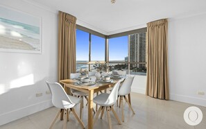 Apartment, 2 Bedrooms, Partial Sea View | Living area