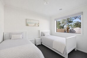 4 bedrooms, iron/ironing board, travel cot, free WiFi