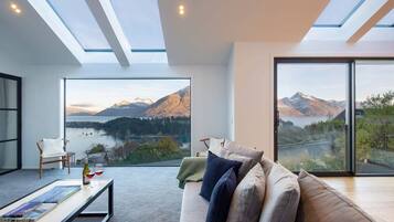 TV, fireplace, offices