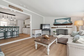 Una televisión, una oficina