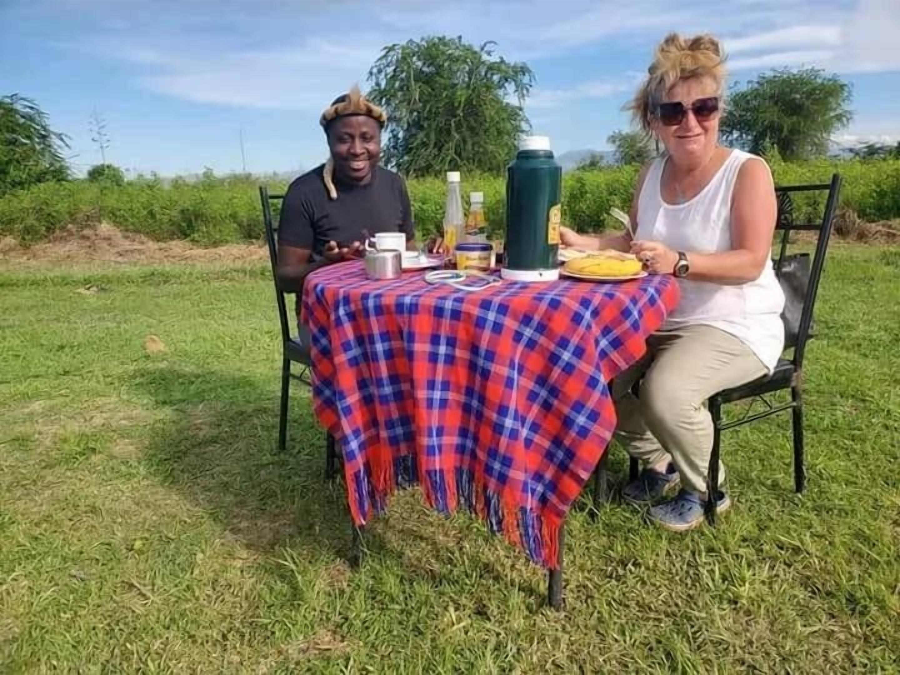 Espace banquet en plein air