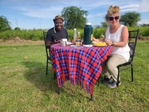 Außenbereich für Bankette