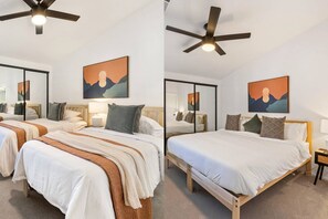 4 habitaciones, tabla de planchar con plancha y wifi gratis 