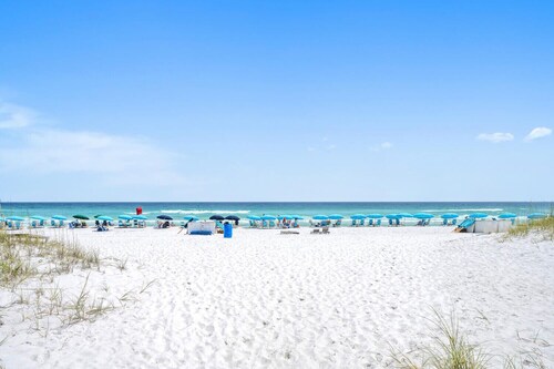 3BR Beach Condo at Boutique Resort with Scenic Views and Gulf-Side Pool Sleeps 8