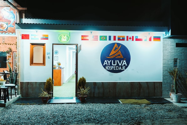 Majoituspaikan julkisivu