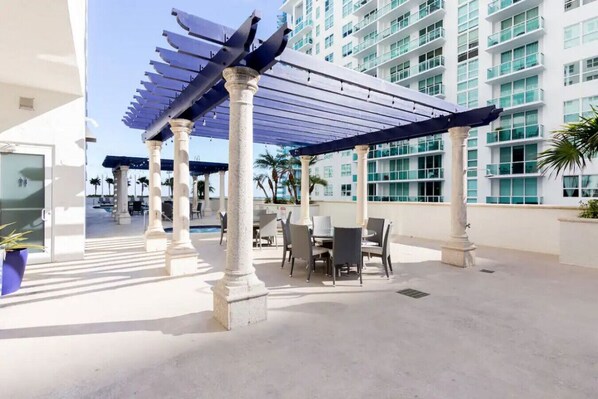 Udendørs spisemuligheder