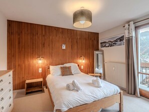 2 bedrooms, free WiFi, bed sheets - 3-room apartment 5 min from Morzine center (Morzine)