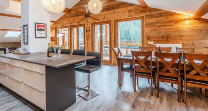 4-bedroom apartment at the foot of the slopes Morzine-Les Gets, parking, 8 people