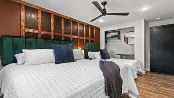 5 bedrooms, iron/ironing board, free WiFi, bed sheets