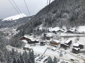 Aerial view - Renovated apartment at the foot of the slopes with wifi and parking in Morzine (Morzine)