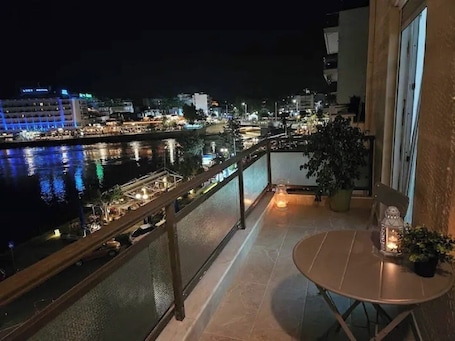 Property grounds. Debbies apartment over the water!