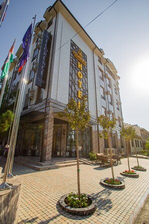 Majoituspaikan julkisivu