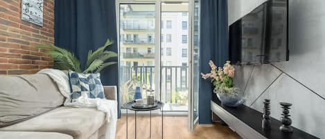 Deluxe-Apartment | Bügeleisen/Bügelbrett, kostenloses WLAN, Bettwäsche