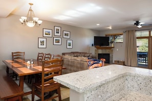 Dining - Oak Point Place with Private Hot Tub, Fireplace, Panoramic views, & Free Ski Shuttle! (Breckenridge)