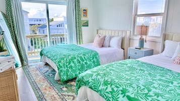 4 bedrooms, iron/ironing board, travel crib, WiFi