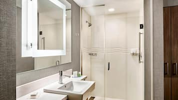 套房, 1 張特大雙人床和 1 張沙發床 | 浴室