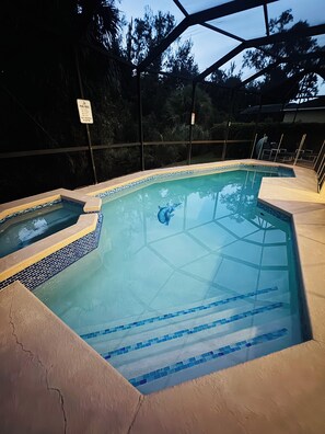 Außenpool, beheizter Pool