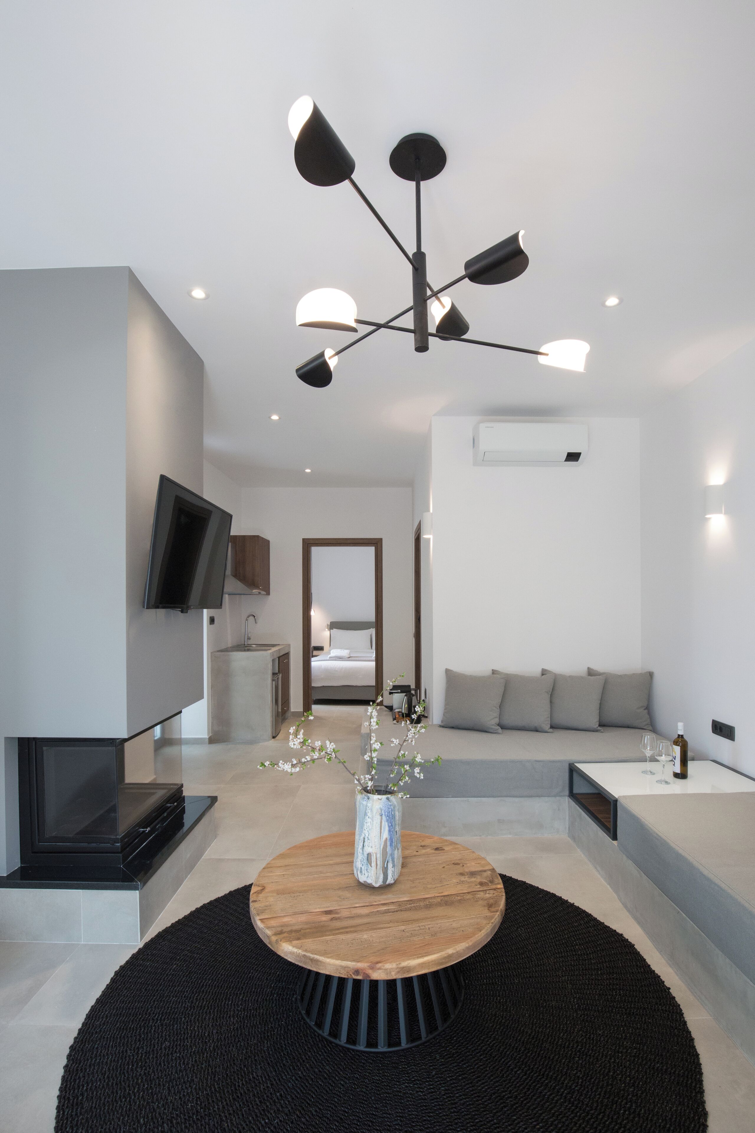 Thalassa Suite | Wohnbereich | Smart-TV