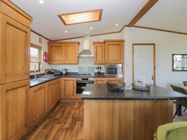 Fridge, dishwasher, electric kettle, toaster