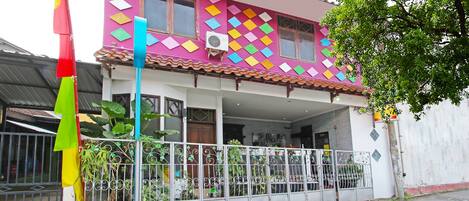 Façade de l’hébergement