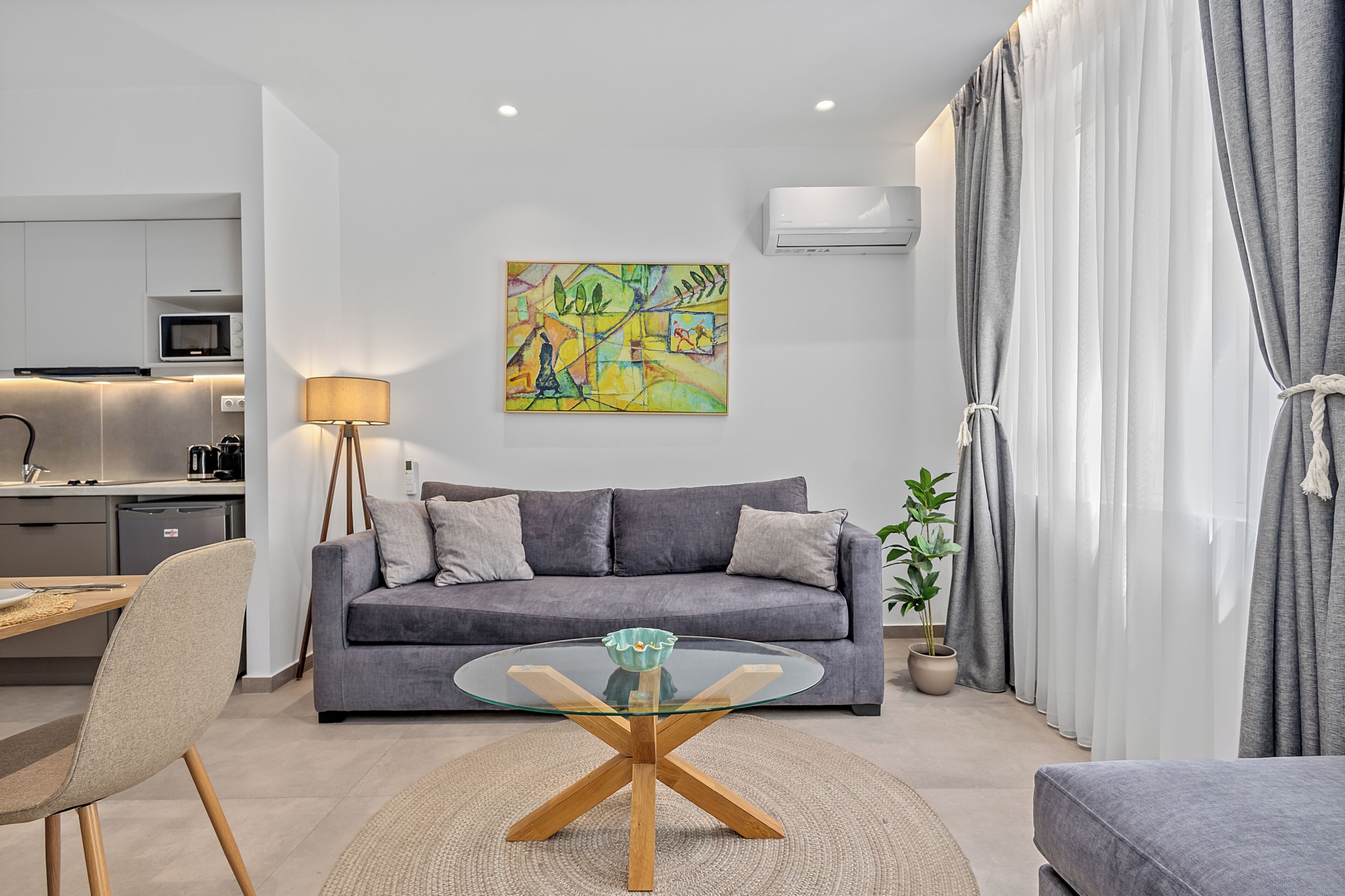 Theatrou Apt 5 - One Bedroom Apartment - Heart of Athens | Living area | Smart TV