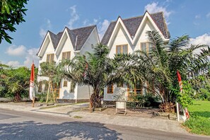 Voorkant van accommodatie