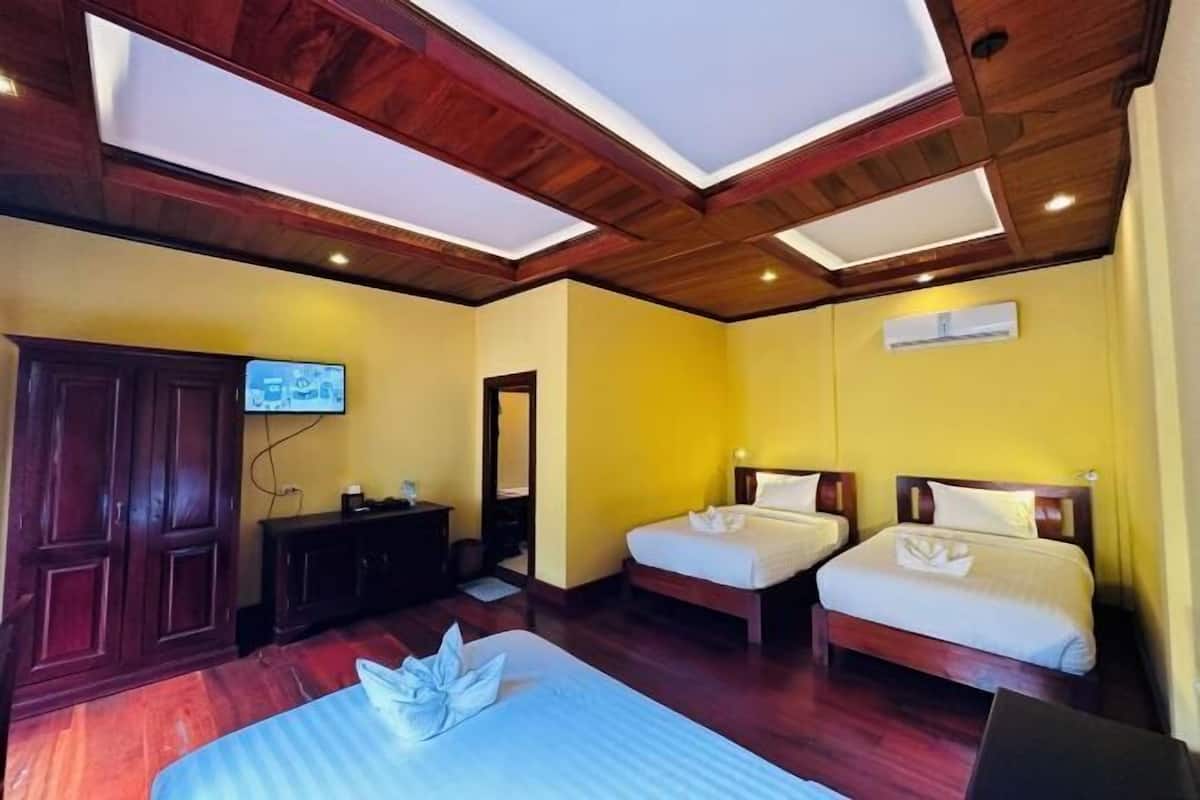 1 chambre, literie de qualité, couette en duvet, décor unique