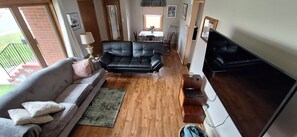 Smart TV, DVD player, books